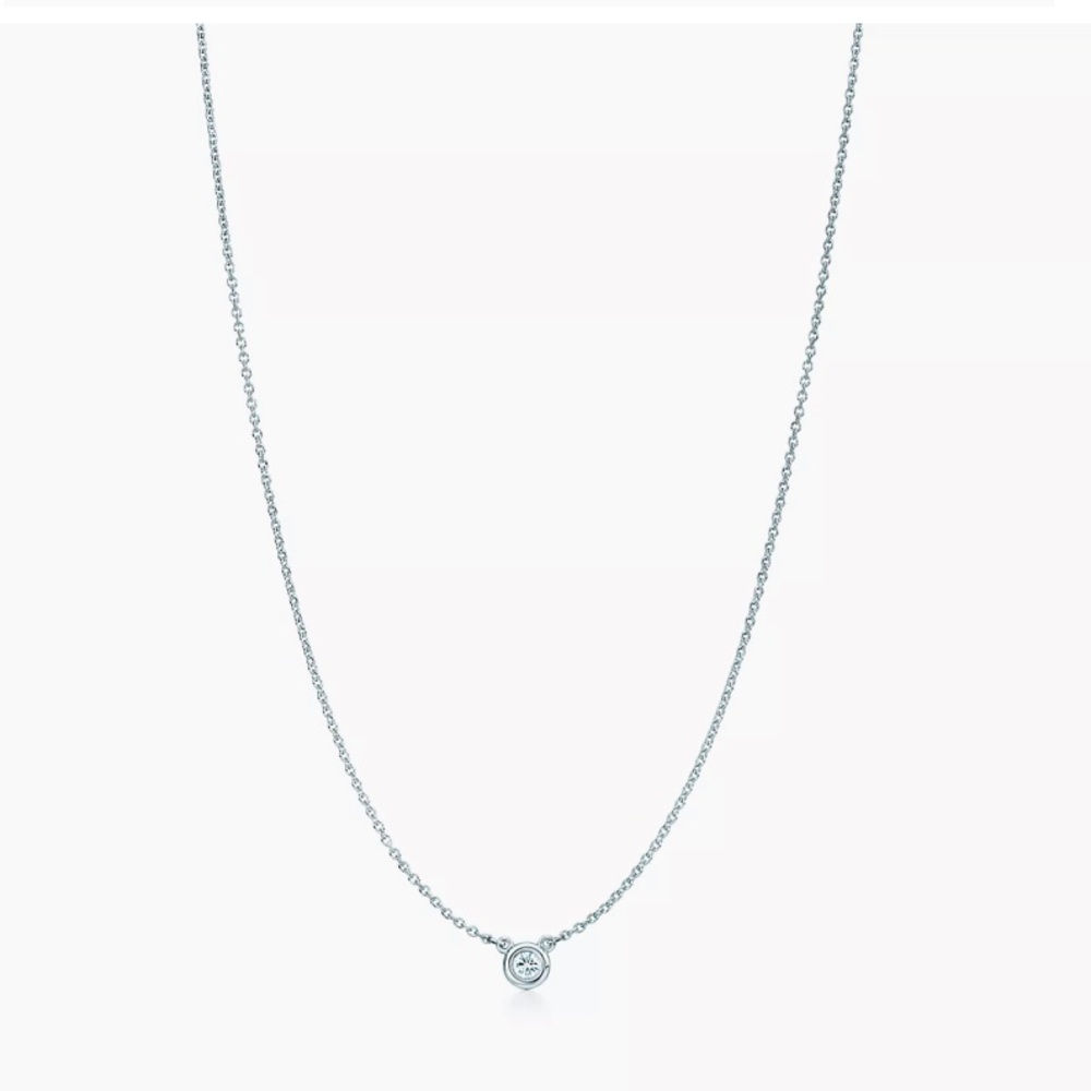 Tiffany & Co. Elsa Peretti Diamonds by the yard Single Pendant Necklace